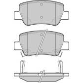 Rear brake pad set BOLK - BOL-D021024
