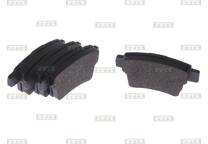 Rear brake pad set