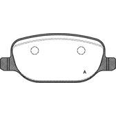 Rear brake pad set BOLK - BOL-I010373