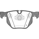 Rear brake pad set BOLK - BOL-I010382