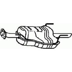 Silencieux arrière BOLK - BOL-C091176