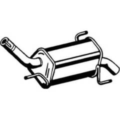 Silencieux arrière BOLK - BOL-C091177