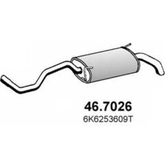 Silencieux arrière BOLK - BOL-C091181