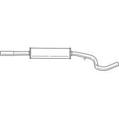 Silencieux intermédiaire BOLK - BOL-J120020