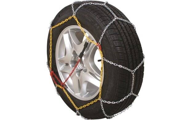2 Manual tensioning traditional steel snow chains 9mm BOLK 90