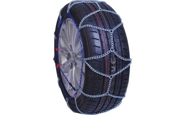 2 Manual tensioning traditional steel snow chains 7mm BOLK 110