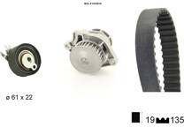 Timing belt kit with water pump