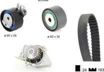 Vattenpump + kuggremssats