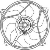 Ventilador, refrigeración del motor BOLK - BOL-C021095