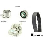 Water Pump & Timing Belt Kit BOLK - BOL-F1010026