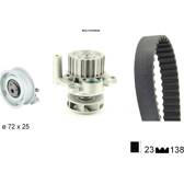 Water Pump & Timing Belt Kit BOLK - BOL-F1010028