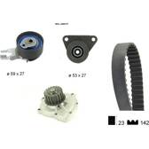 Water Pump & Timing Belt Kit BOLK - BOL-J040117