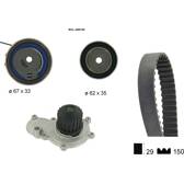 Water Pump & Timing Belt Kit BOLK - BOL-J040148