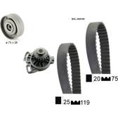 Water Pump & Timing Belt Kit BOLK - BOL-J040150