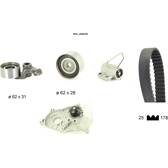 Water Pump & Timing Belt Kit BOLK - BOL-J040156
