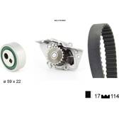 Waterpomp + distributieriem set BOLK - BOL-F1010057