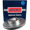 Brake disc (per unit) BORG and BECK - BBD7012S