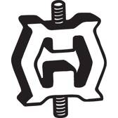 Aanslagrubber, demper BOSAL - 255-125