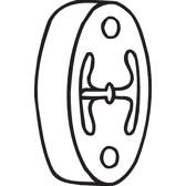Aanslagrubber, demper BOSAL - 255-136