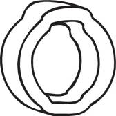 Aanslagrubber, demper BOSAL - 255-356