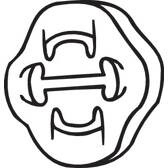 Aanslagrubber, demper BOSAL - 255-853