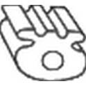 Anschlagpuffer, Schalldämpfer BOSAL - 255-837