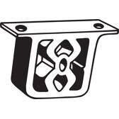 Batente de encosto, silenciador BOSAL - 255-054