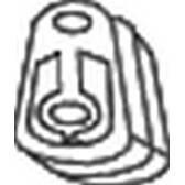 Butée élastique (silencieux) BOSAL - 255-052