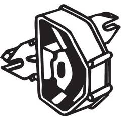 Support Caoutchouc échappement 255-141 Butée élastique (silencieux) Metalcaucho 07072 | MonPetitMécano Silent-bloc échappement Bosal 255-141