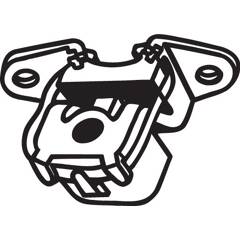 Silent-bloc échappement Bosal 255-146 - Support Caoutchouc Pour Pot Skoda VW Polo