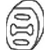 Butée élastique (silencieux) BOSAL - 255-854