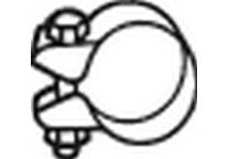 Clamp, exhaust system