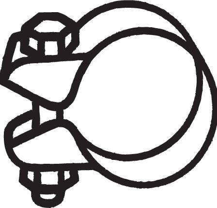 Clamp, exhaust system
