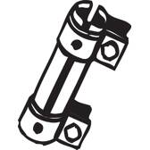 Conector de tubos, sistema de escape BOSAL - 265-119