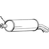 Endschalldämpfer BOSAL - 135-547