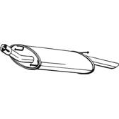 Endschalldämpfer BOSAL - 154-955
