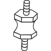 Gummibuffert, ljuddämopare BOSAL - 255-627