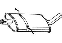 Mittelschalldämpfer