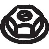 Nut, exhaust manifold x10 BOSAL - 258-038