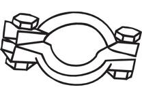 Pièce de serrage (échappement)