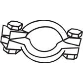 Pièce de serrage (échappement) BOSAL - 254-387