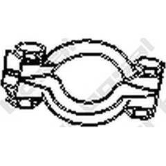 Pièce de serrage (échappement) BOSAL - 254-940