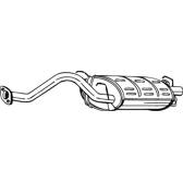 Pot échappement / Silencieux arrière BOSAL - 163-349