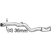 Reparaturrohr, Katalysator BOSAL - 889-167