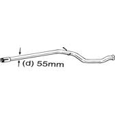Reparaturrohr, Katalysator BOSAL - 889-535