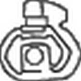 Rubber Buffer, muffler BOSAL - 255-026