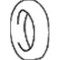Rubber Buffer, muffler BOSAL - 255-873