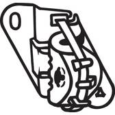 Rubber Buffer, silencer BOSAL - 255-172