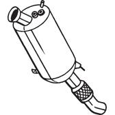 Ruß-/Partikelfilter, Abgasanlage BOSAL - 097-553