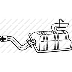 Silencieux arrière BOSAL - 175-441